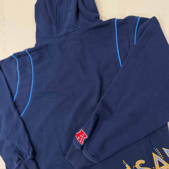 Vintage NFL Pro Line Chargers Hoodie Sweatshirt Blue Mens Size Large Heavyweight - Picture 8 of 8